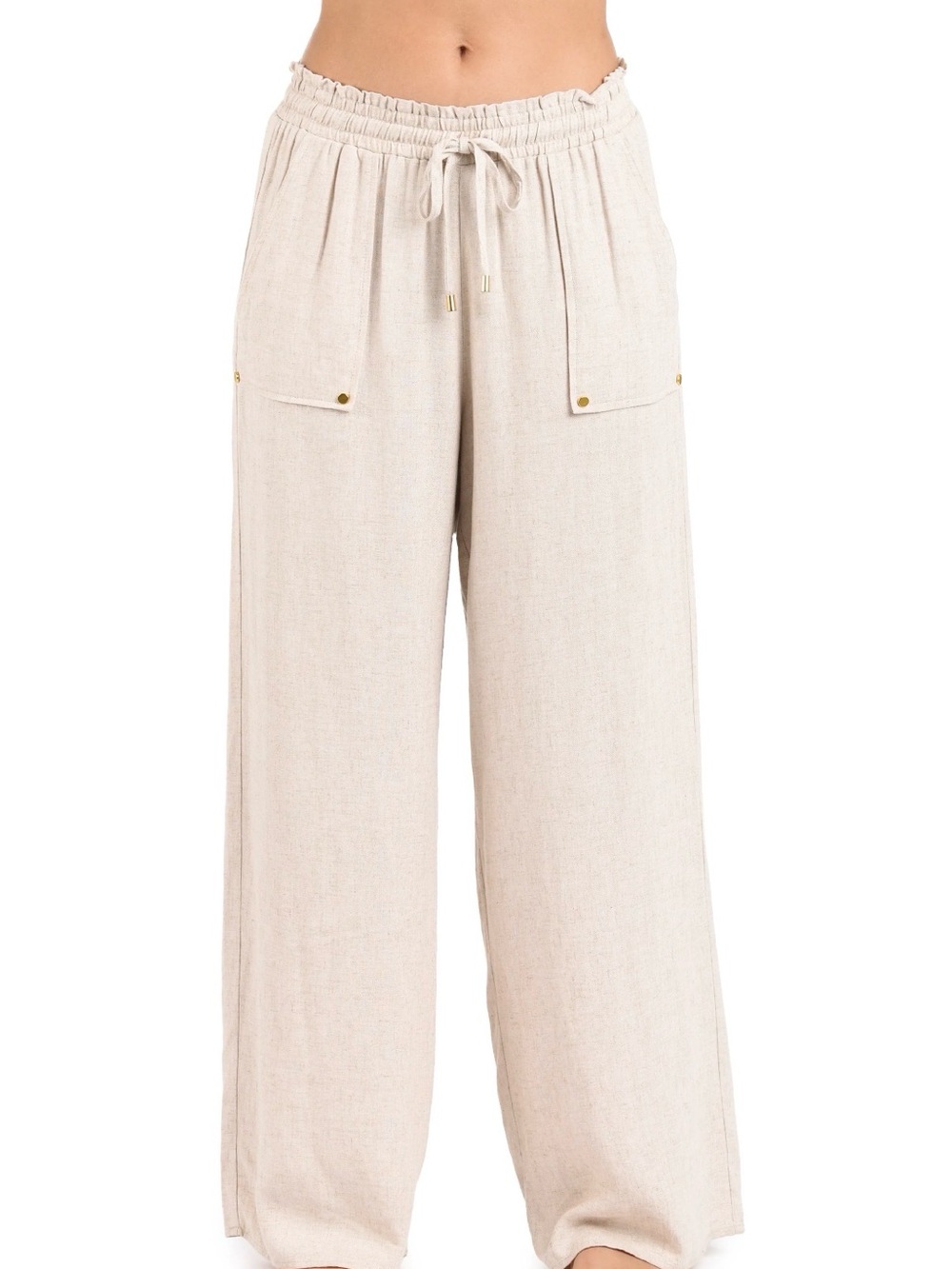 La Blanca Delphine Pants, Taupe (Small)